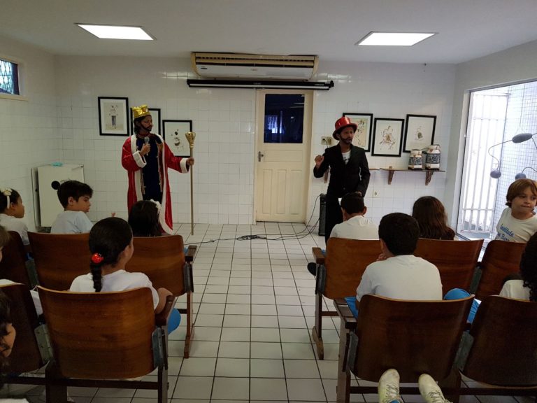 Professoras do 3º Ano apresentam a peça “O diálogo entre o imperador e o conselheiro imperial”