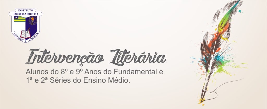 Intervenção literária. Alunos do Ensino Fundamental e Médio realizam exposição poética