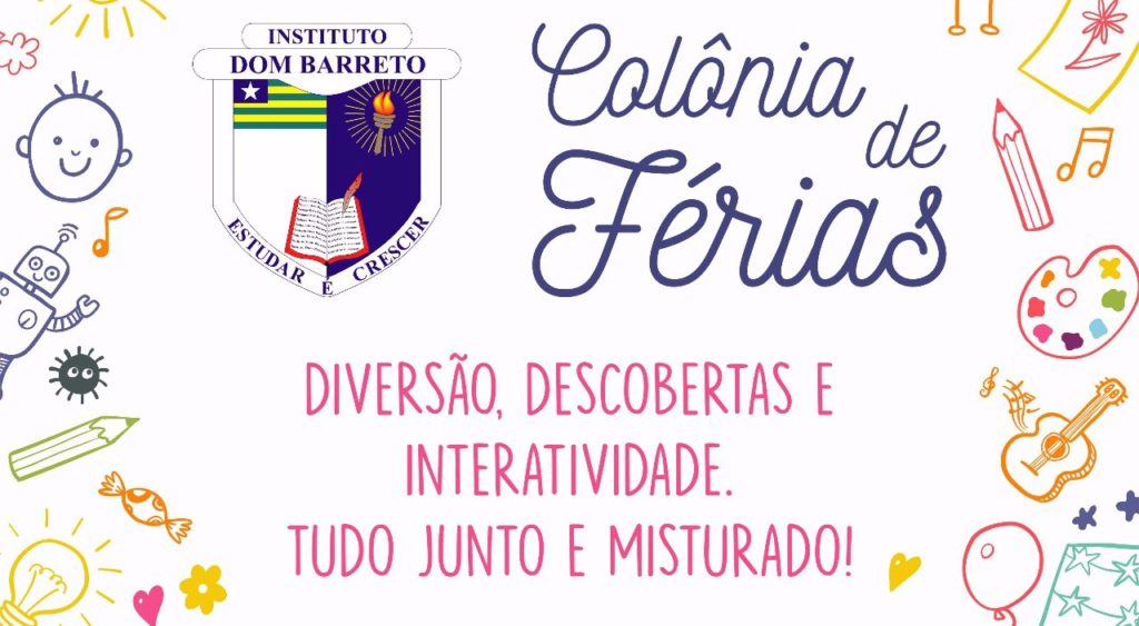 A Colônia de Férias do IDB tá chegando!
