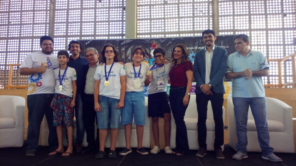 Dombarretanos conquistam medalha de ouro na Etapa Estadual da Olimpíada Brasileira de Robótica