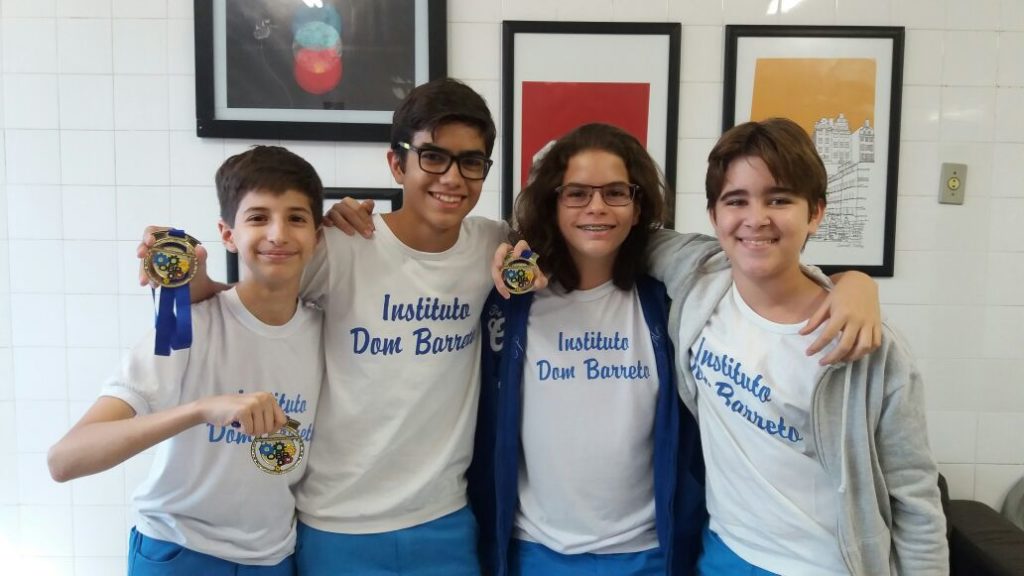 Dombarretanos conquistam medalha de ouro na Etapa Estadual da Olimpíada Brasileira de Robótica