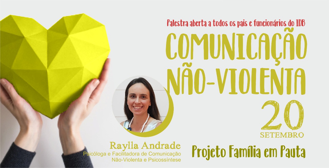 Projeto “Família em Pauta” promove palestra sobre “Comunicação Não-Violenta”
