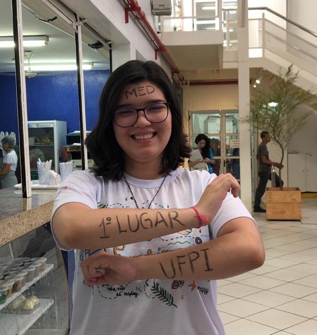 Primeiro lugar geral da UFPI, dombarretana Letícia Oliveira Pereira, fala sobre sua vitória e sobre os novos desafios  
