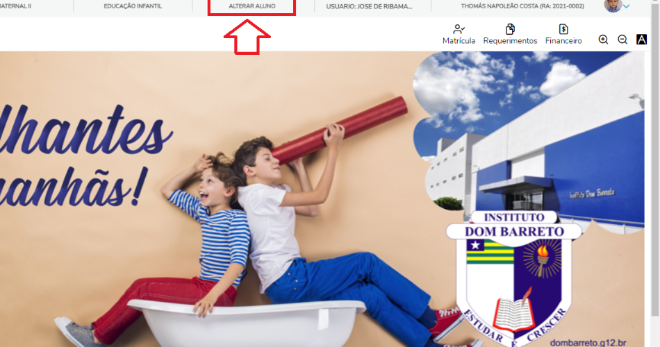 matriculas 2023 novatos infantil