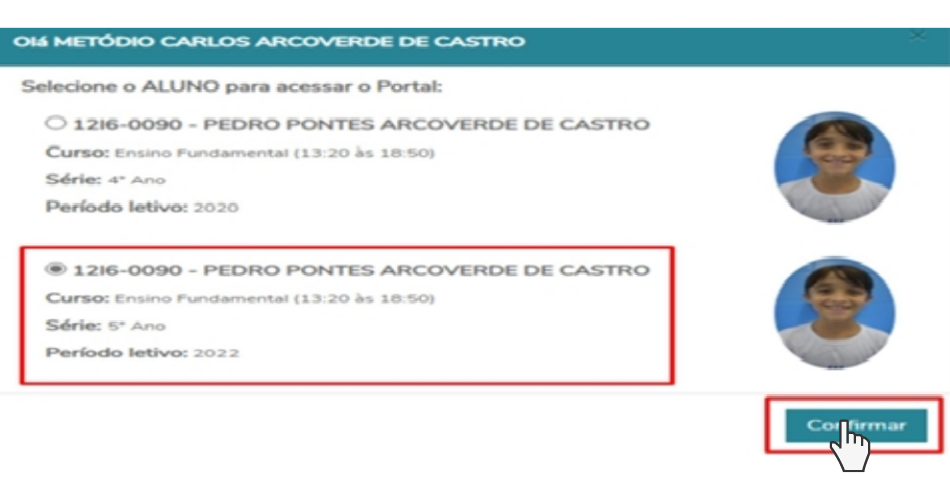 matriculas 2023 novatos infantil