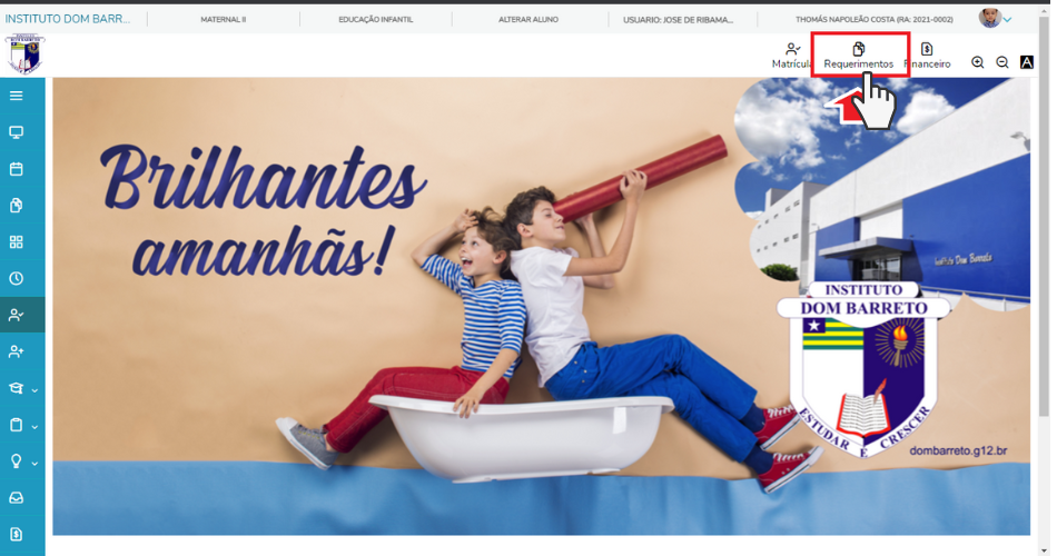 matriculas 2023 novatos infantil