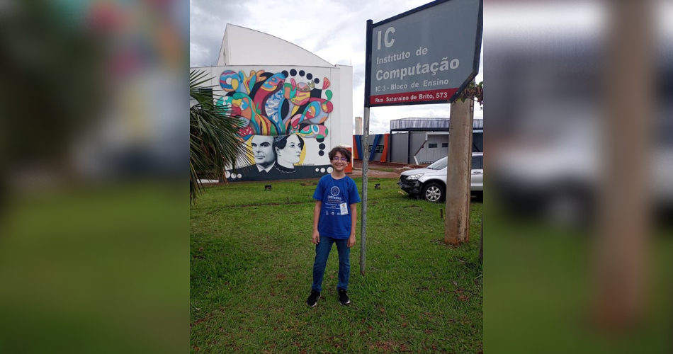 Aluno João Pedro Gomes participa, a convite, da Semana Olímpica na Unicamp
