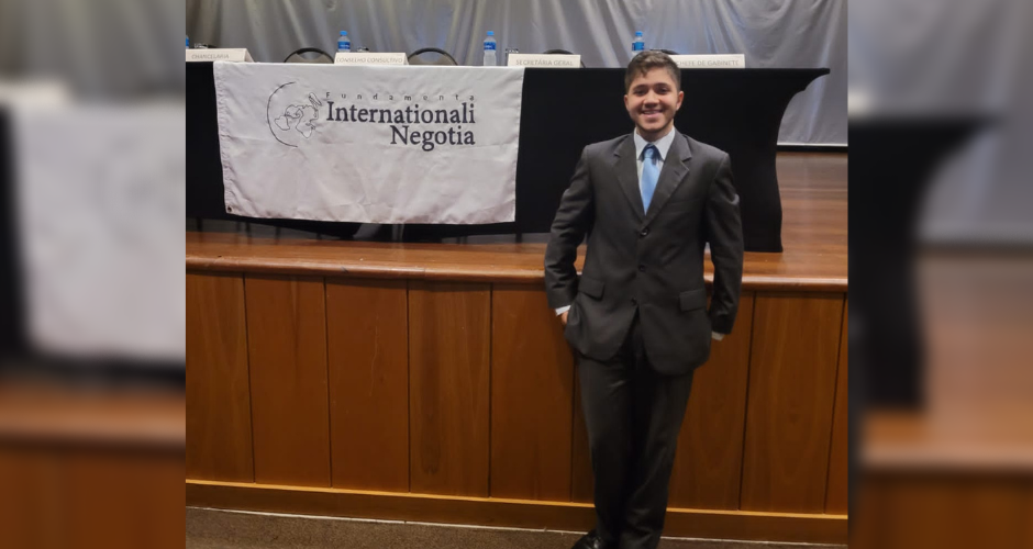 O aluno Davi Garcia Vale e Nascimento representa o Piauí no MIB Final, edição 2022
