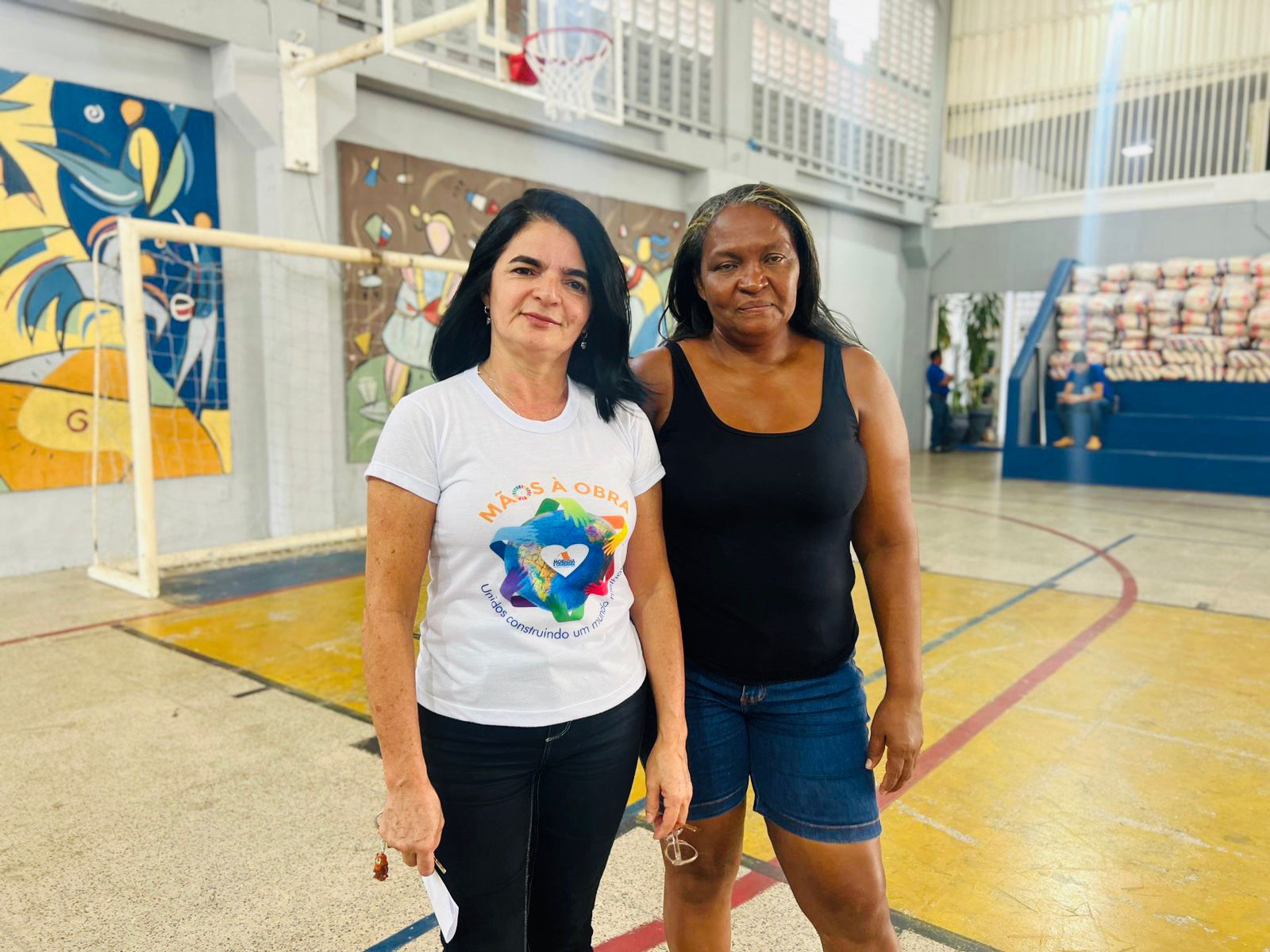 Alunos do IDB arrecadam mais de 190 toneladas de alimentos através de “Frei Luciano Brasil, da Associação Casa Santa Dulce dos Pobres