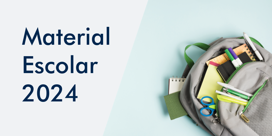 Lista de materiais didáticos para o ano de 2024