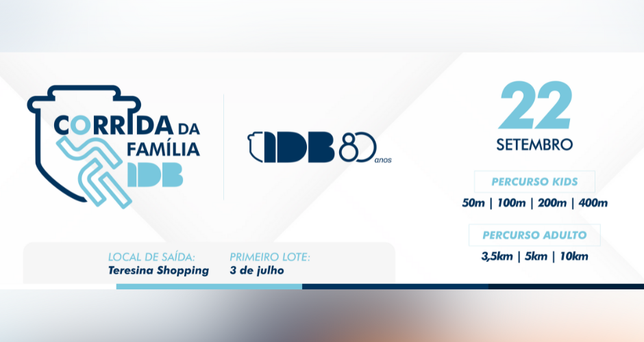 3ª edição da Corrida da Família IDB: inscrição e regulamento