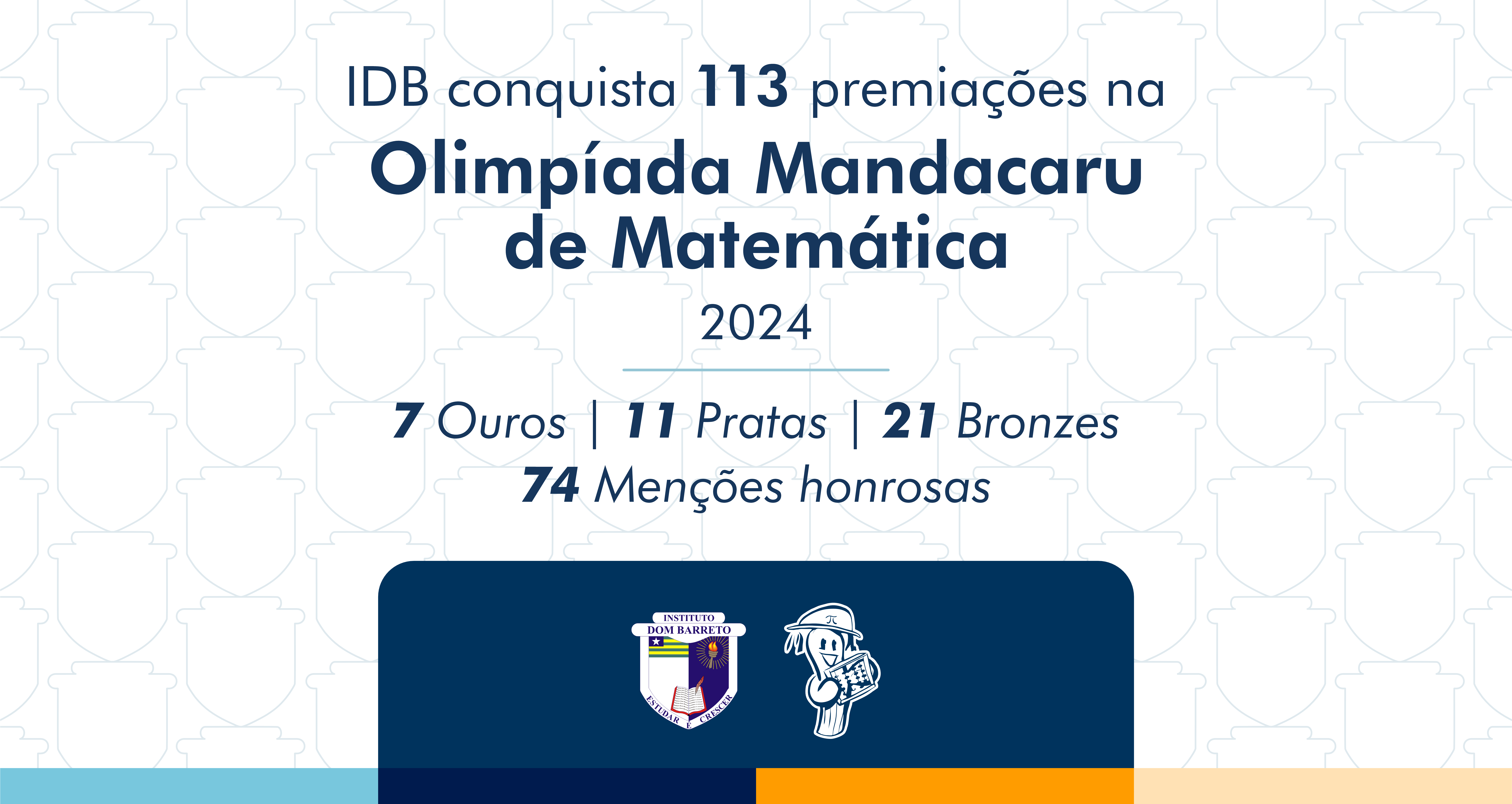 IDB conquista 113 premiações na Olimpíada Mandacaru de Matemática 2024