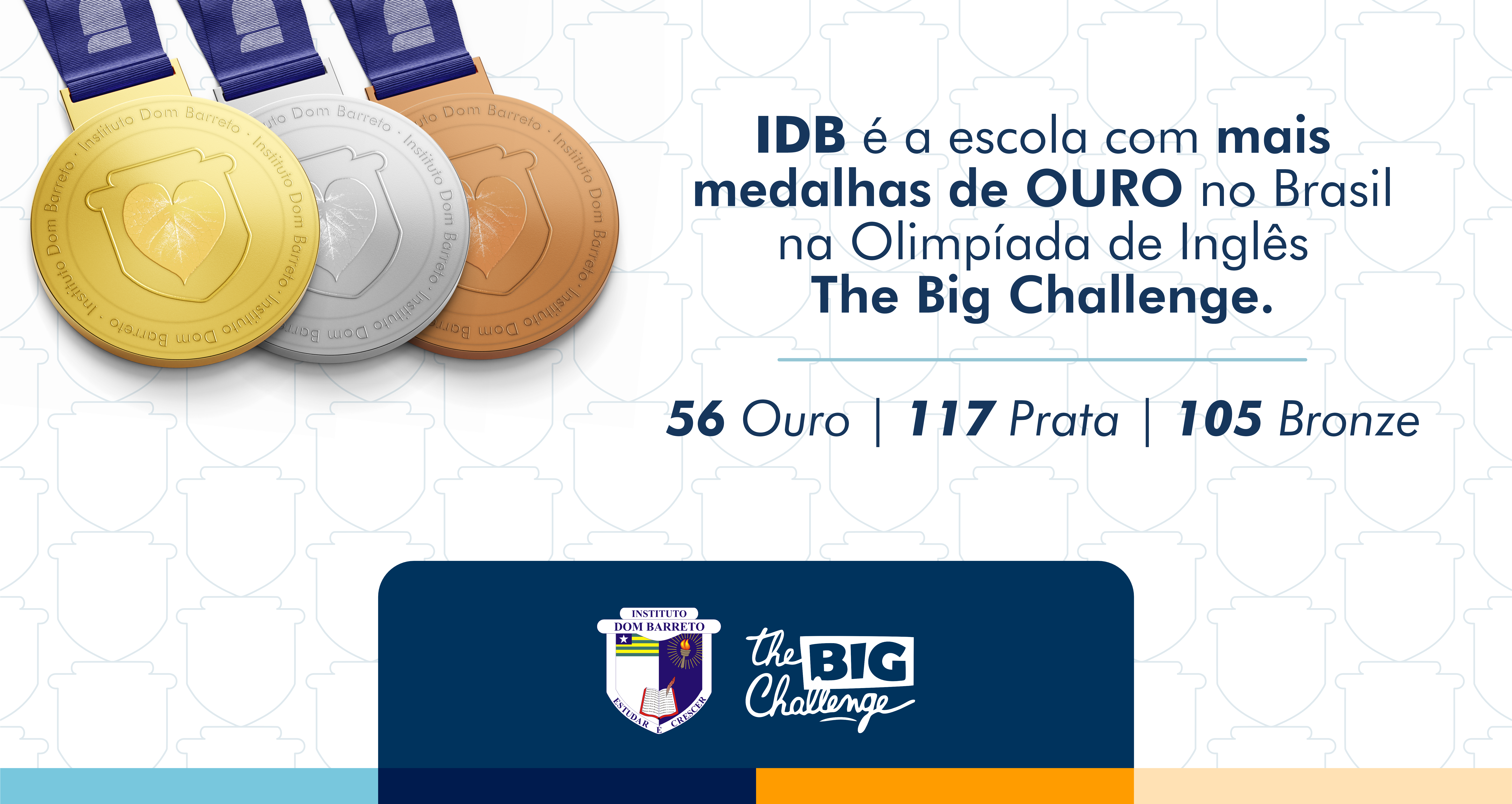 IDB é a escola com o maior número de medalhas de Ouro, no Brasil, na Olimpíada The Big Challenge de Língua Inglesa