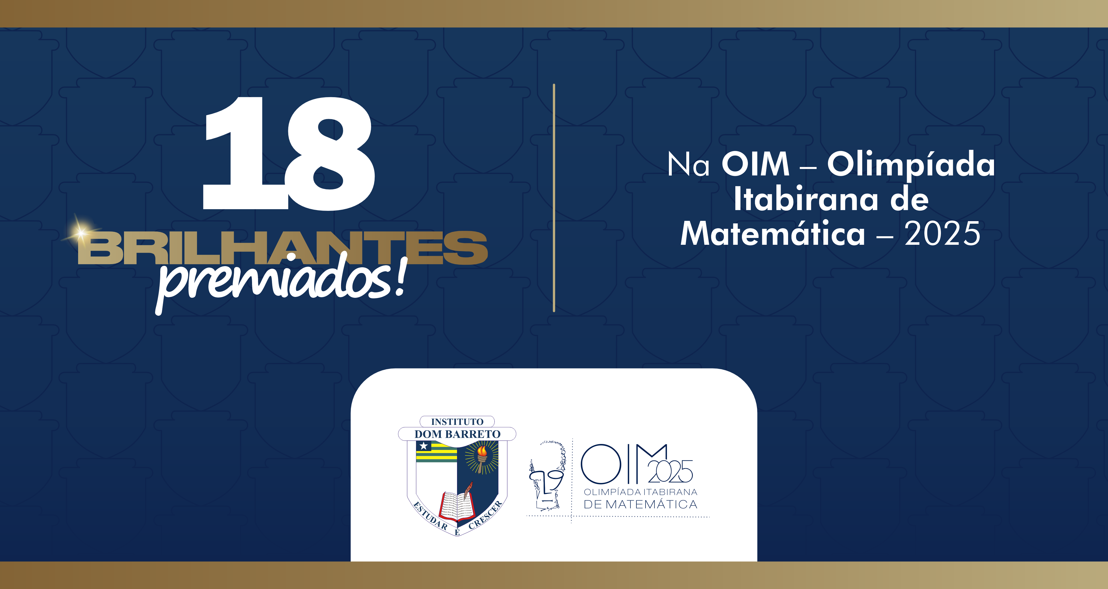 IDB conquista 18 premiações na Olimpíada Itabirana de Matemática 2025