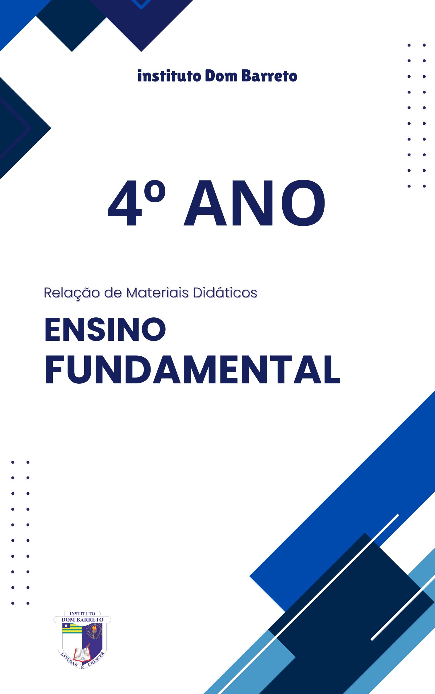 4º Ano Ensino Fundamental Lista de Livros