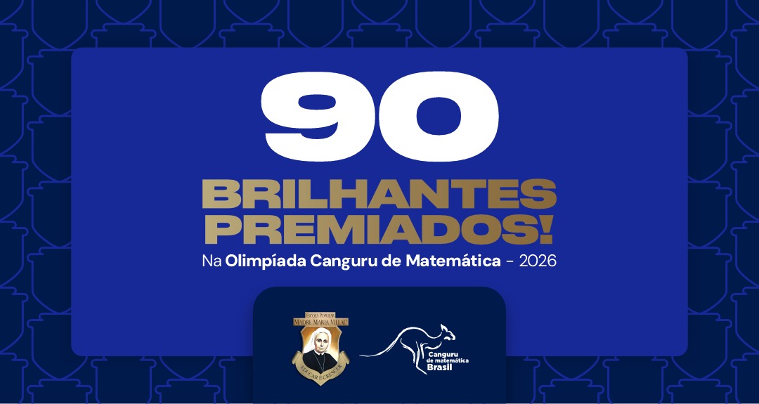 Madre Maria Villac celebra 90 premiações na Olimpíada Canguru de Matemática 2026