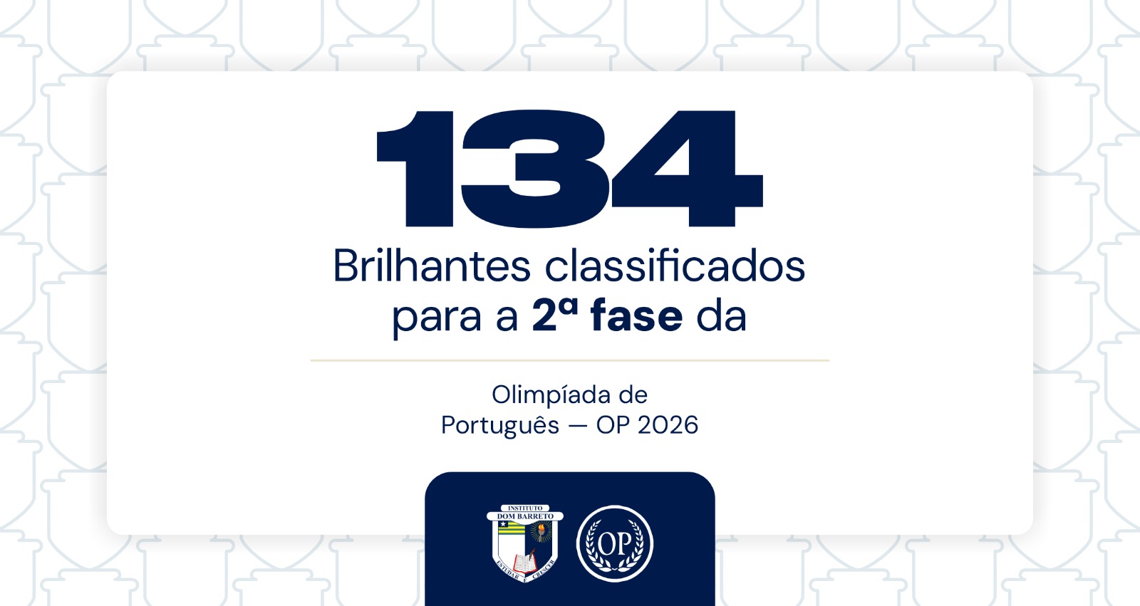 134 alunos do IDB Centro, IDB Leste e Villac são classificados para a 2ª fase da Olimpíada de Português