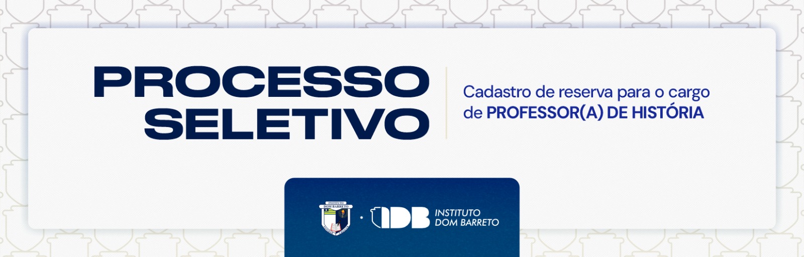  EDITAL PROCESSO SELETIVO CADASTRO DE RESERVA PROFRESSOR(A) DE HISTÓRIA